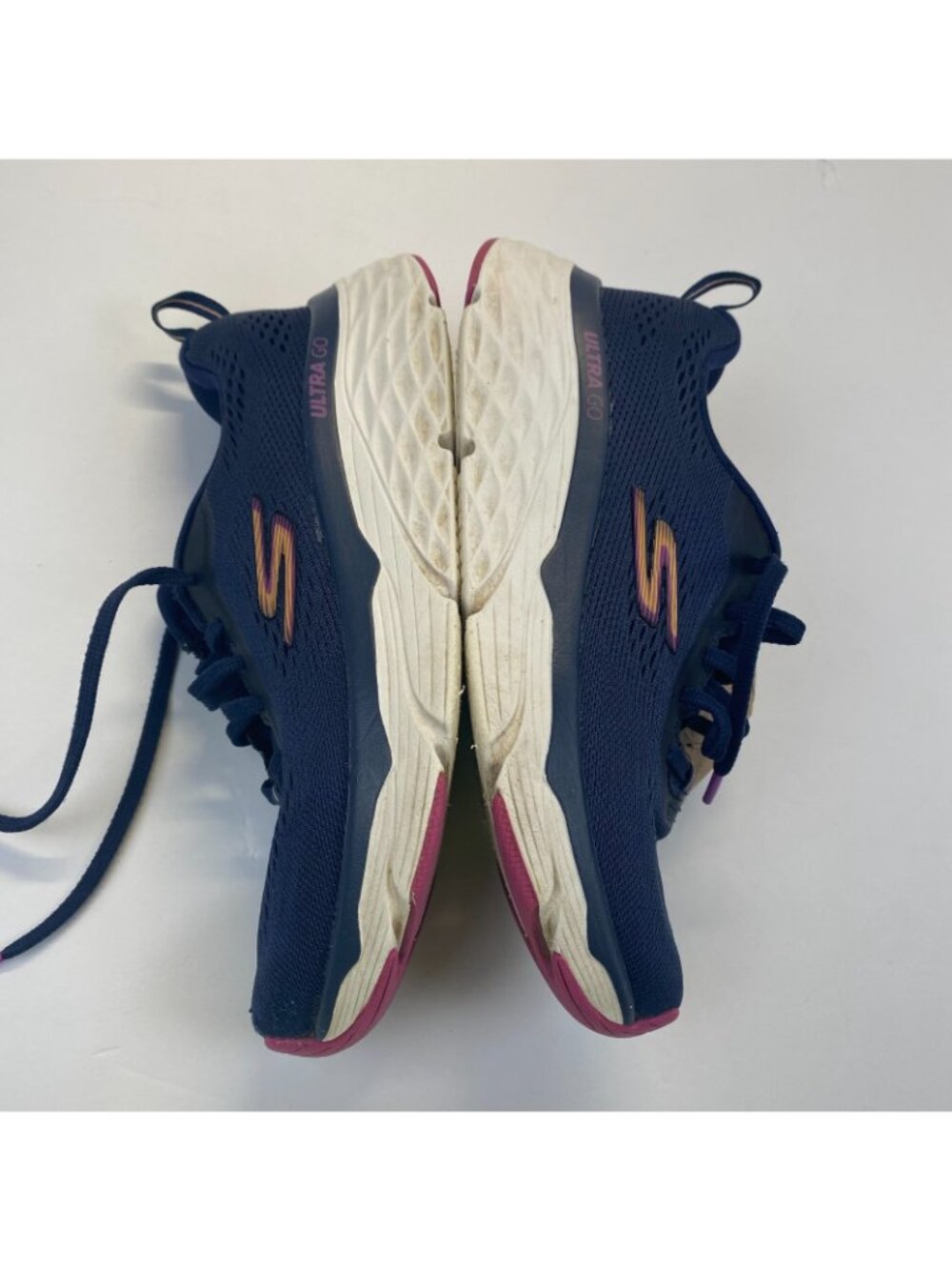 Skechers Elite Destination Women's Size 6.5 Running Shoes Sneakers Blue